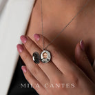 LUNA LOCKET | Happy Parents | Sterling Silver - MILA CANTES